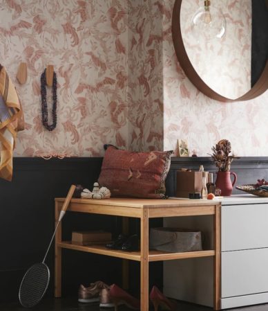 une-entree-avec-une-commode-deux-tiroirs-nordli-gris-clair-coucoumarket-Casablanca-maroc