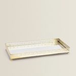 Plateau miroir rectangulaire