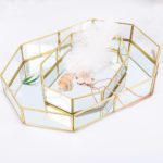 Plateau-de-Rangement-Verre-Polygone-or