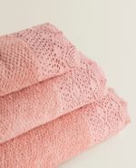 Serviette-de-bain-dentelle-appliquée-Casablanca-CoucouMarket-Maroc