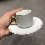 Ensemble de 6 Tasses à café avec sous-tasses