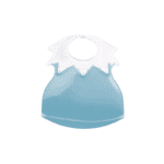 bavoir-arlequin-bleu-myosotis-blanc-coucoumarket-Casablanca-Maroc