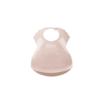 Bavoir-semi-rigide-rose-poudré-Thermobaby-coucoumarket-Casablanca-Maroc