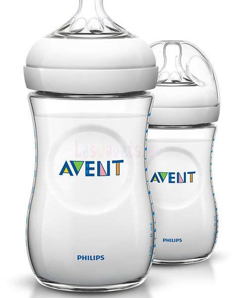 Biberon-Natural-1mois-260 Ml Bleu-Philips Avent-coucoumarket-Casablanca-Maroc