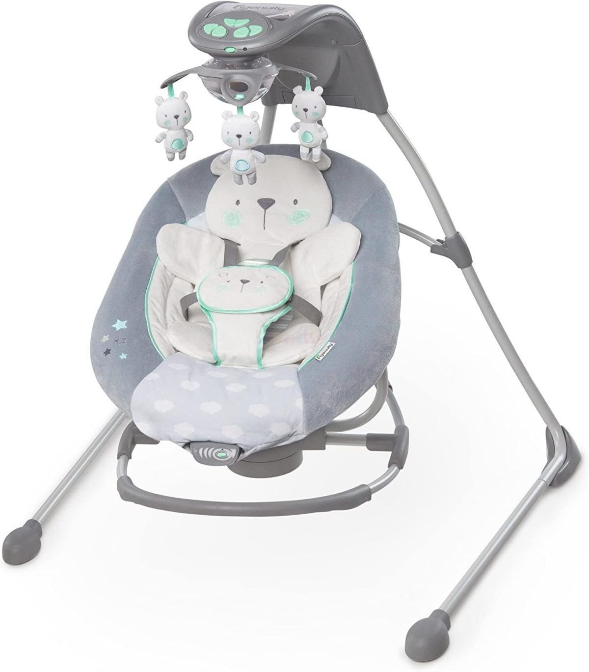 Balancelle & Relax 2en1 Teddy Bear - Ingenuity-coucouMarket-Casablanca-Maroc