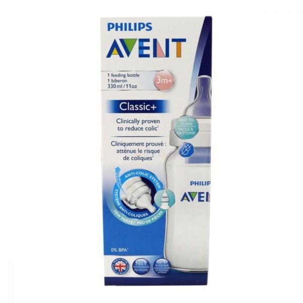 Biberon-Classic-PP-330ML-Anticolique - Avent-Philips -coucoumarket-Casablanca-Maroc