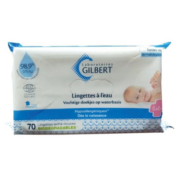 Lingettes-à-eau-70-pcs- Gilbert-coucoumarket-Casablanca-Maroc