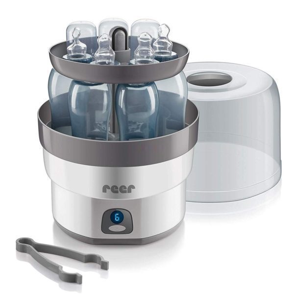 Reer-Stérilisateur-Vapeur-VapoMax-Gris-Blanc-coucoumarket-Casablanca-Maroc