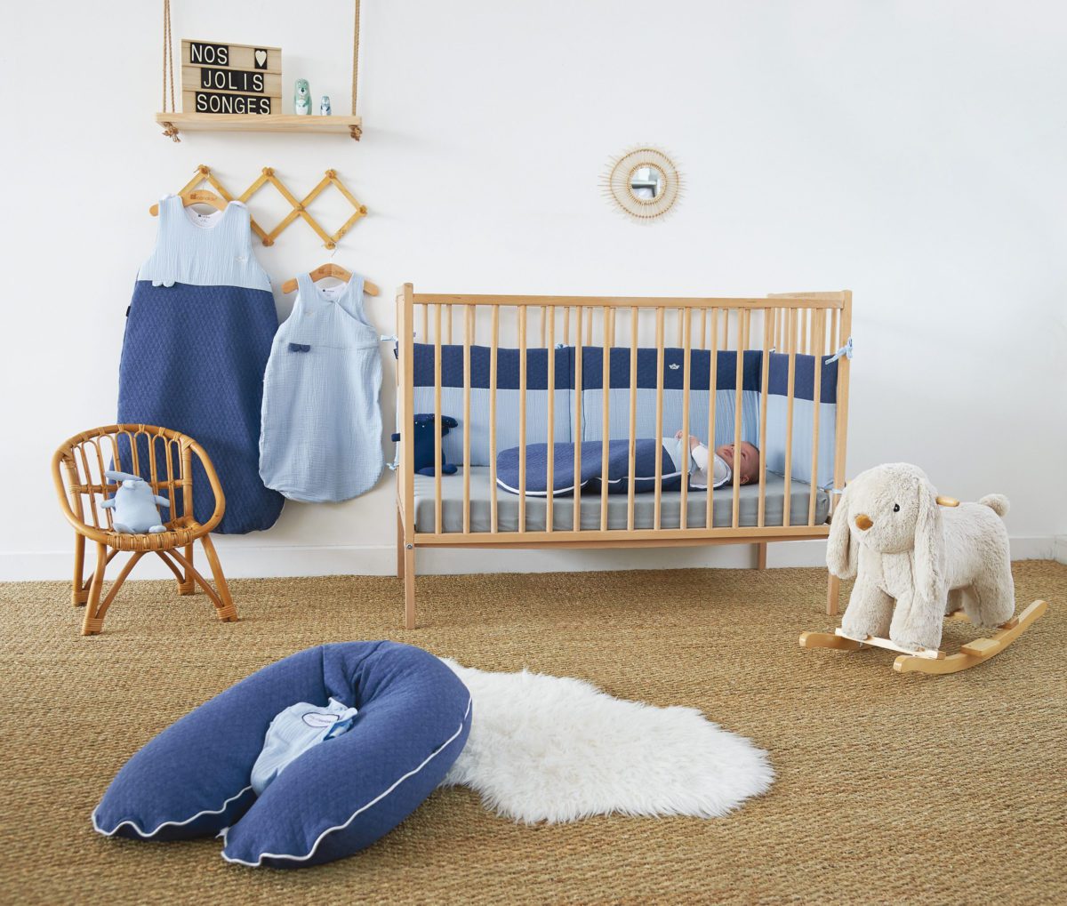 Coussin-Multirelax-3en1 – Étoiles – Candide-coucoumarket-Maroc-Casablanca-bleu