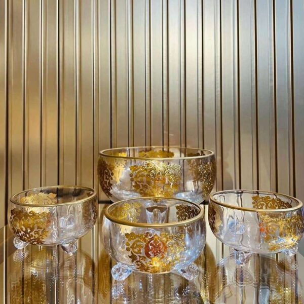 ensemble-de-7-pièces-en-cristal-Italie-trasnparent-Maroc-Casablanca