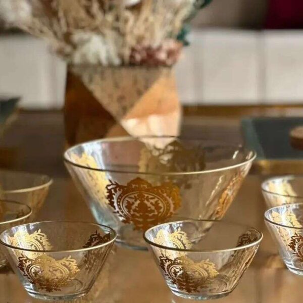 ensemble-de-7-pièces-en-cristal-Italie-transparent-Maroc-Casablanca