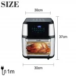 Friteuse-sans-huile-Digitale-de-12-litres-Sonifer-Casablanca-Maroc