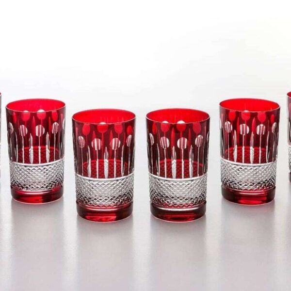 12-verres-à-thé-cristal-bordeaux-marocain-coucouMarket-Casablanca-Maroc-Promo