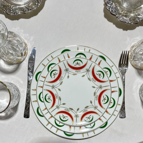 service-dassiettes-nejma-hlal-de-36-pieces-pour-12-personnes-casablanca-Maroc-coucouMarket