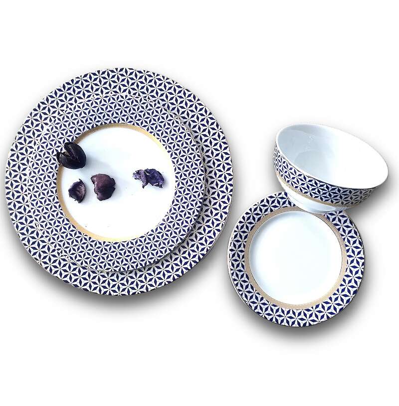 Service-porcelaine-Blueshire-de-24-pièces-Bleu-blanc-prix-Casablanca-Maroc-coucouMarket