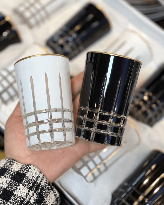12-verres-à-thé-cristal-noir-blanc-marocain-coucouMarket-Casablanca-Maroc-Promo