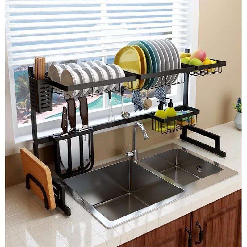 etagere-de-cuisine-en-acier-inoxydable-et-sechage-de-vaisselle-prix-Casablanca-Maroc