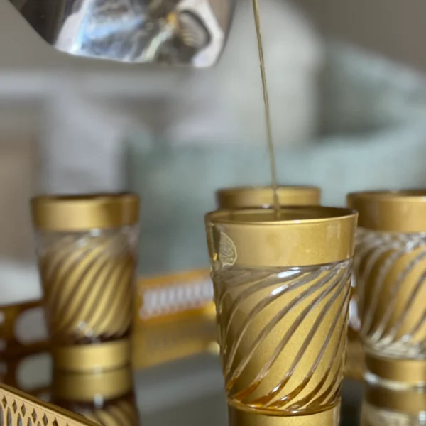 12-verres-à-thé-cristal-doré-Maroc-coucouMarket-Casablanca-Maroc-Promo-prix