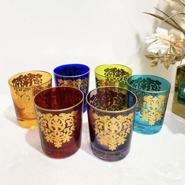 Pack-de-6-verres-dorés-royaux-gravés-à-la-main-prix-Casablanca-Maroc-coucouMarket