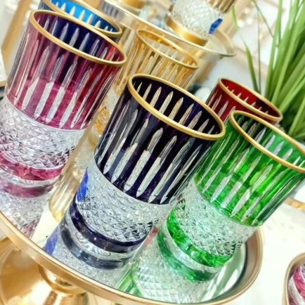 12-verres-à-thé-cristal-multi-couleurs-marocain-coucouMarket-Casablanca-Maroc-Promo