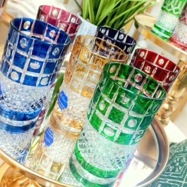 12-verres-à-thé-cristal-multi-couleurs-marocain-coucouMarket-Casablanca-Maroc-Promo