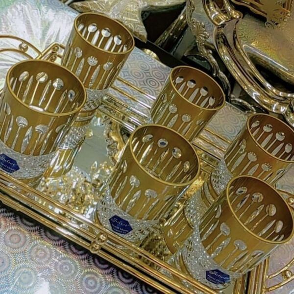12-verres-à-thé-cristal-dorée-marocain-coucouMarket-Casablanca-Maroc-Promo