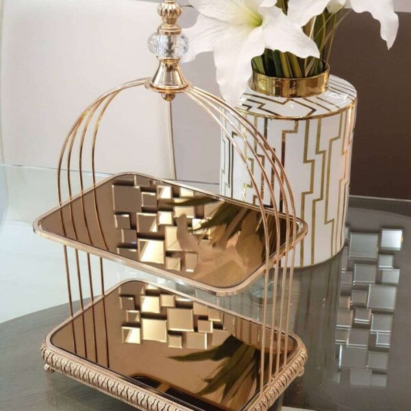 Présentoir-à-gâteaux-en-forme-de-cage-à-oiseau-prix-promo-Casablanca-Maroc-coucouMarket