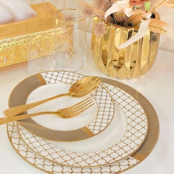 service-assiettes-36-pieces-marron-blanc-pour-12-personnes-prix-promo-casablanca-Maroc-coucouMarket