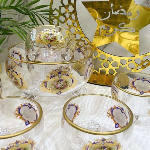 ensemble-de-saladier-avec-6-bols-en-cristal-italie-prix-Promo-Casablanca-Maroc-coucouMarket