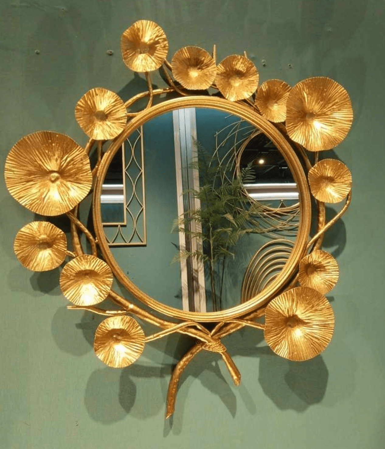 Miroir-mural-rond-décoratif-Dorée-prix-promo-Casablanca-coucouMarket