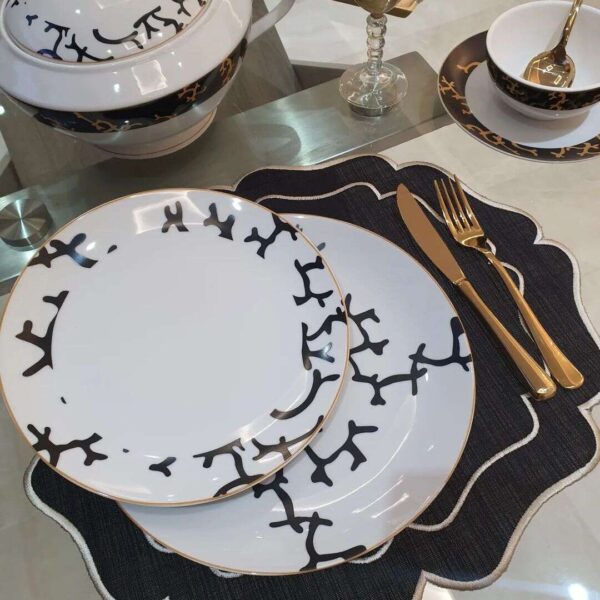 service-de-table-Cristobal-corail-25-pieces-pour-6-personnes-noir-prix-promo-Casablanca-coucouMarket