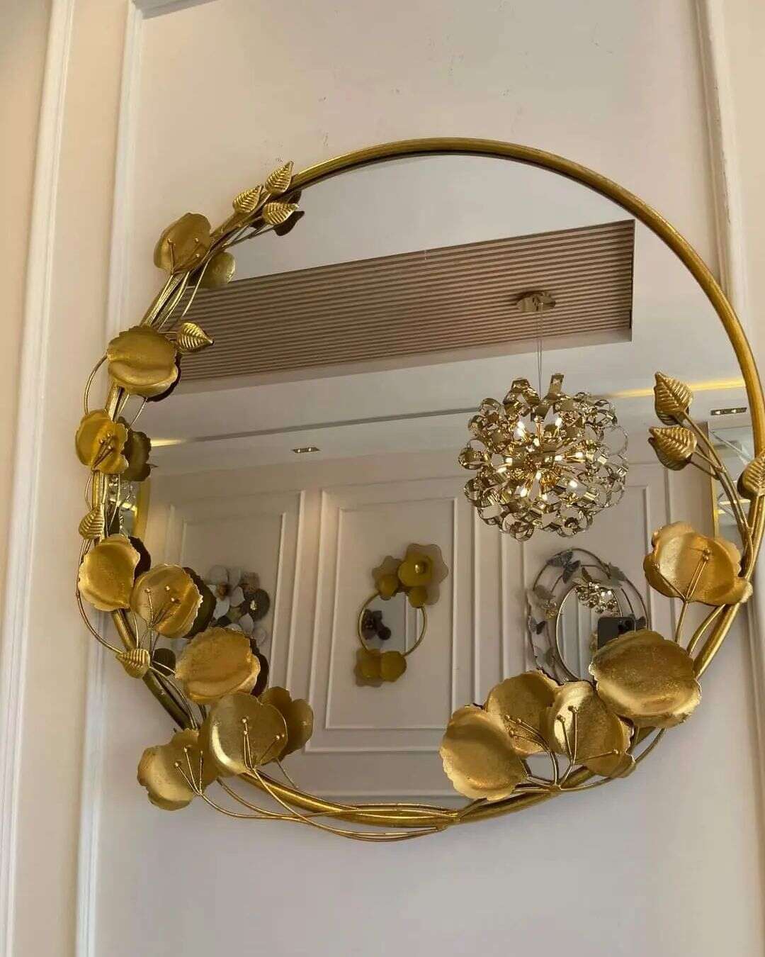 miroir-dentree-de-decoration-murale-doree-prix-promo-Casablanca-coucouMarket