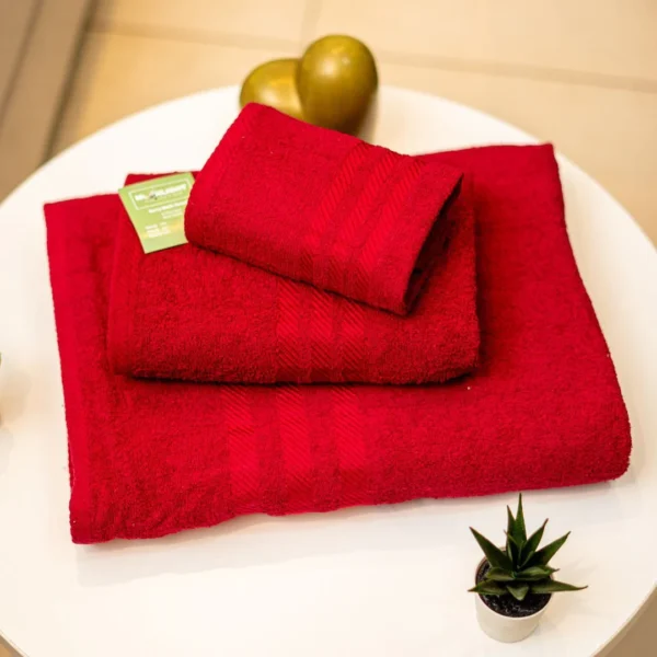 Pack-de-Serviettes-de-3-Pièces-rouge-prix-maison-Casablanca-Maroc-coucouMarket