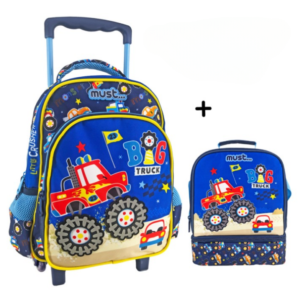 Pack-Trolley-Crèche-Sac-à-repas-Truck-31-cm-sacs-et-cartables-enfants-sacs-qualité-Maroc-Casablanca-Prix-Promo-coucouMarket