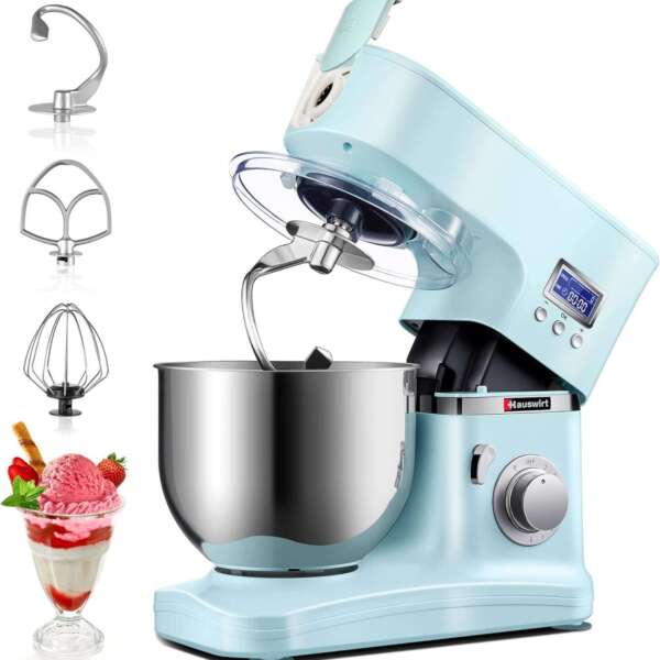 Robot-Pâtissier-Multifonction-bleu-Professionnel-HM740- Hauswirt-prix-Casablanca-Maroc-coucouMarket