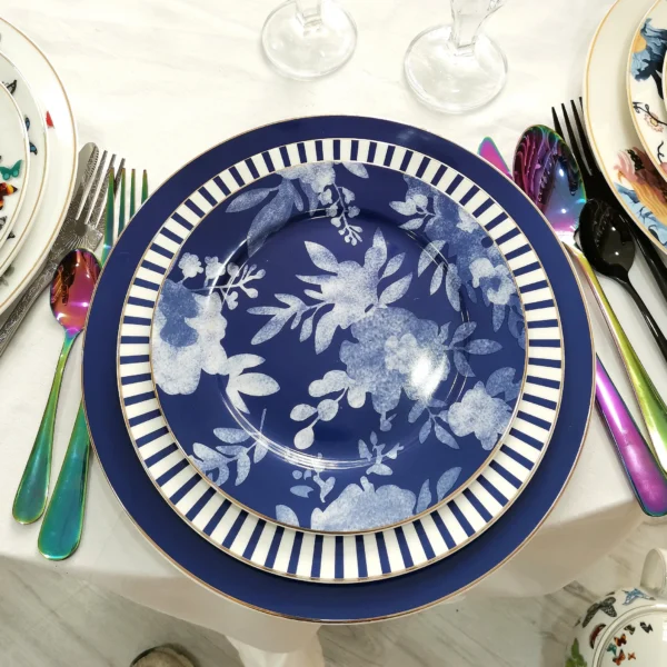 Service-assiettes-de-36-Pièces-en-porcelaine-Bluetiful-Florale-PRIX-promo-casablanca-maroc-coucouMarket