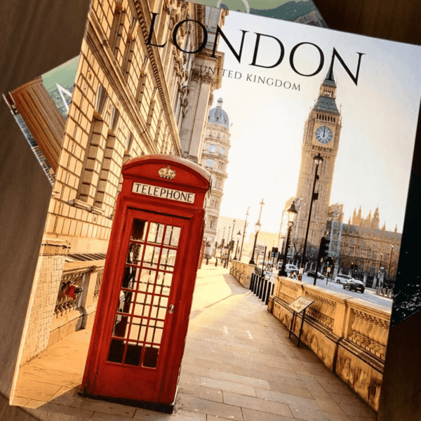 Faux-livres-de-la-série-Travel-Londres-prix-casablanca-Maroc-coucouMarket
