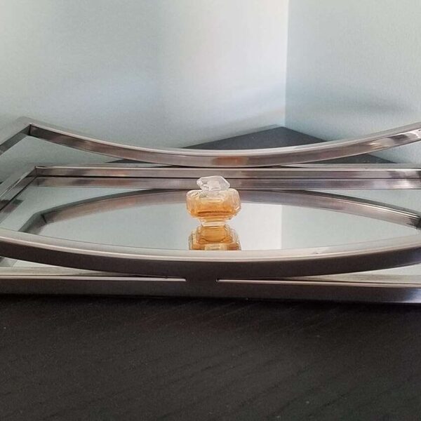 Plateau-miroir-rectangulaire-courtoisie-argenté-Made-in-India-prix-Casablanca-Maroc-coucouMarket