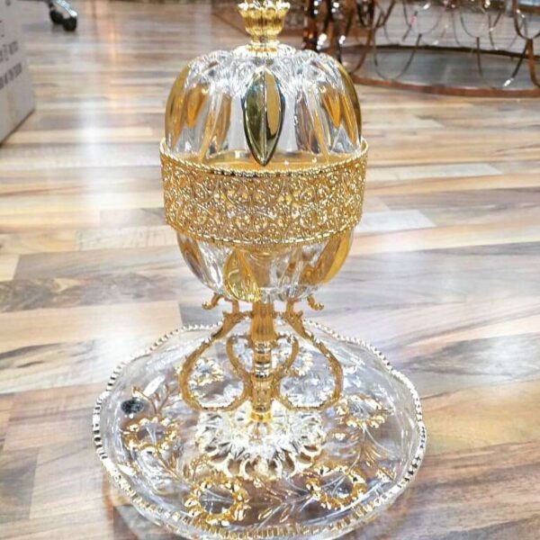 MBIKHRA-Encensoir-traditionnel-en-Cristal-dorée--prix-Casablanca-Maroc-coucouMarket
