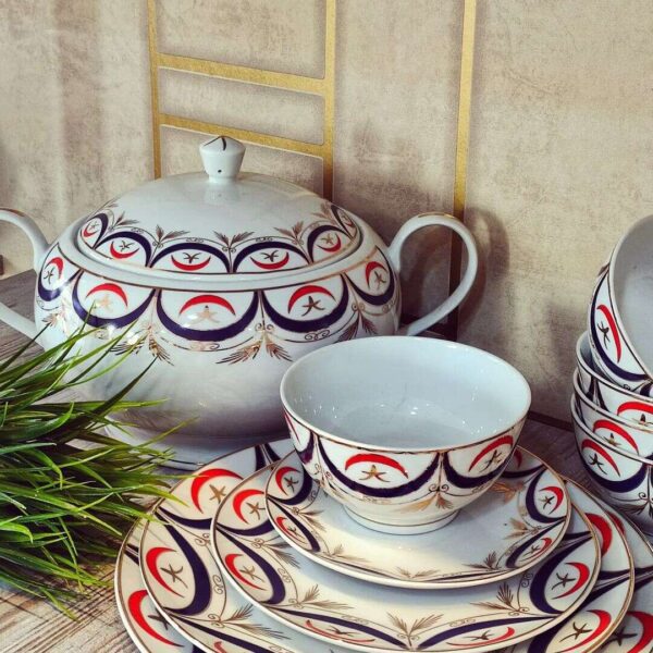 Service-Nejma-wa-Hlal-de-Fès-de-25-pièces-Bleu-6-Personnes-prix-Casablanca-maroc-CoucouMarket