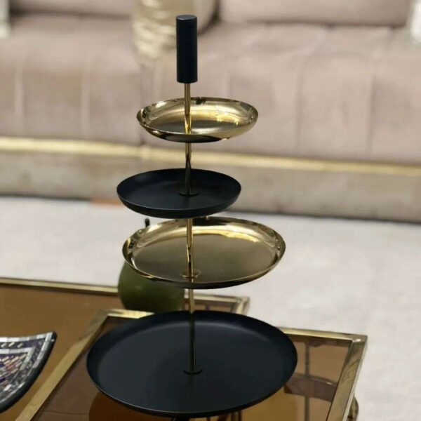 Porte-Gâteau-à-plusieurs-niveaux-Noir-PRIX-promo-casablanca-maroc-coucouMarket