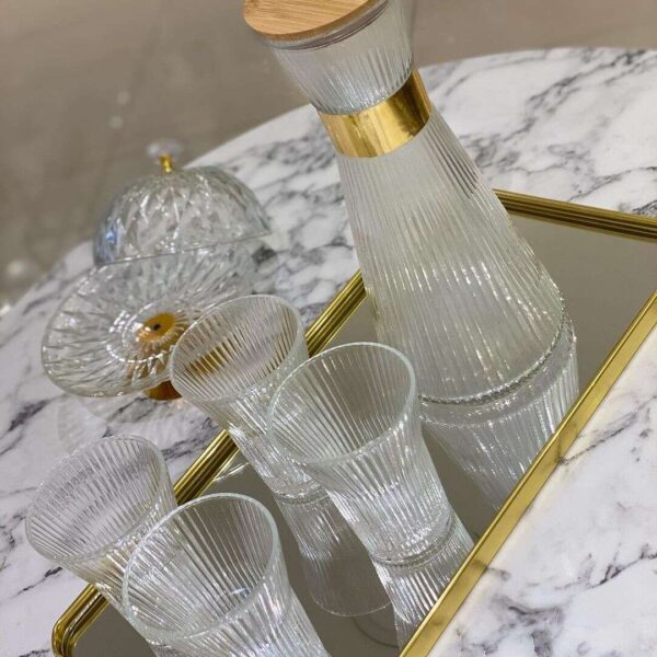 service-de-carafe-de-7-pieces-dorée-6-verres-prix-Casablanca-Maroc-coucoumarket