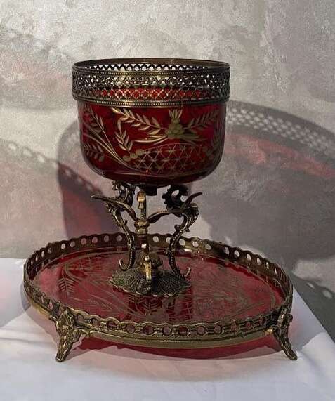 MBIKHRA-Encensoir-artisanal-en-cuivre-et-Cristal-prix-Casablanca-Maroc-coucouMarket