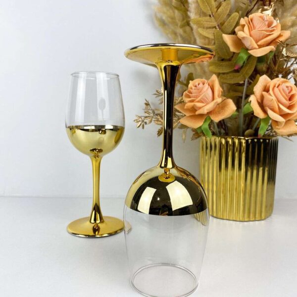 Ensemble-de-6-verres-à-pieds-Dorée--prix-Casablanca-Maroc-coucoumarket