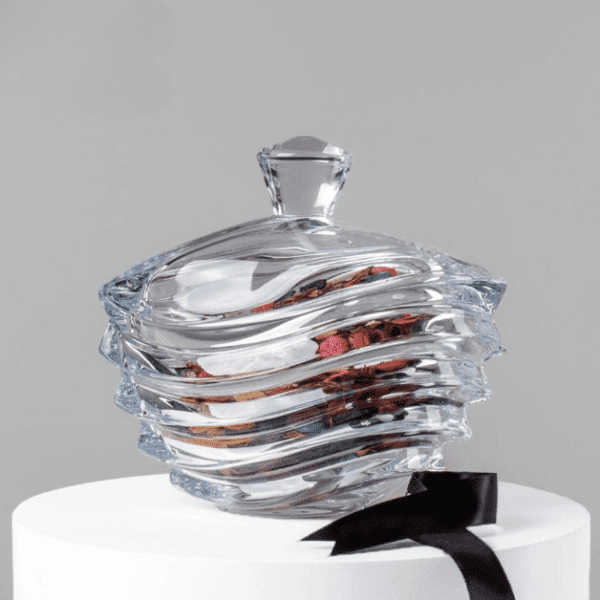 Bonbonnière-de-prestige-en-cristal-en-Vague-Bohemia-Crystal-PRIX-promo-casablanca-maroc-coucouMarket