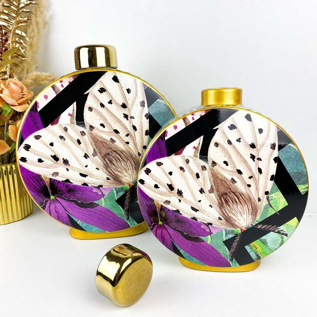 Duo-de-Vases-Papillon-Doré-PRIX-promo-casablanca-maroc-coucouMarket