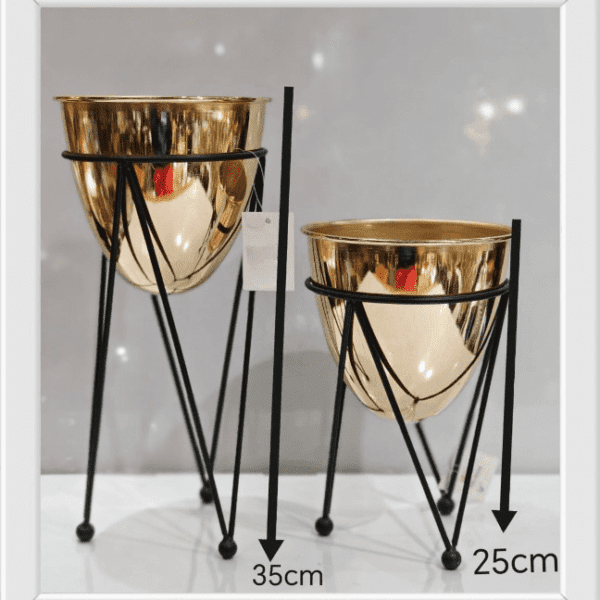 support-dore-elegant-pour-pots-de-fleurs-prix-Casablanca-Maroc-coucouMarket