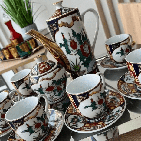 Service-à-thé-café-Taous-7or-de-30-pièces-Motif-florl-prix-Casablanca-Maroc-coucouMarket