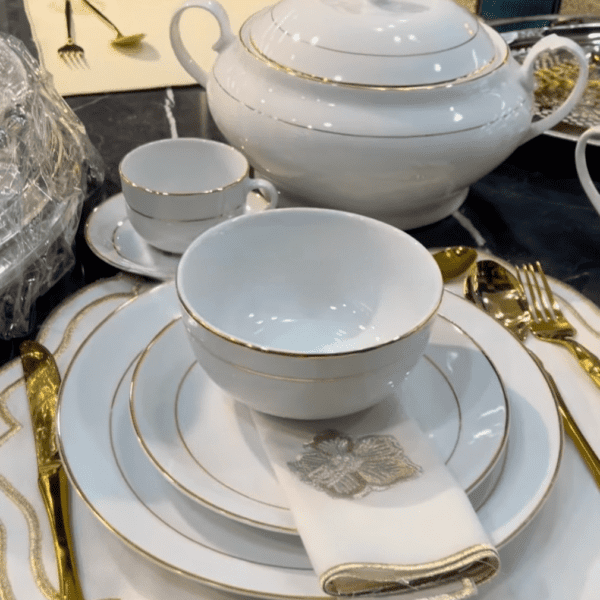 service-de-table-Rose de sable-de-luxe-38-pieces-prix-Casablanca-Maroc-coucouMarket