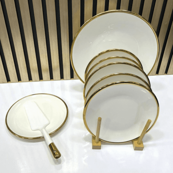 set-de-8-assiettes-a-gateaux-doree-prix-Casablanca-Maroc-coucouMarket